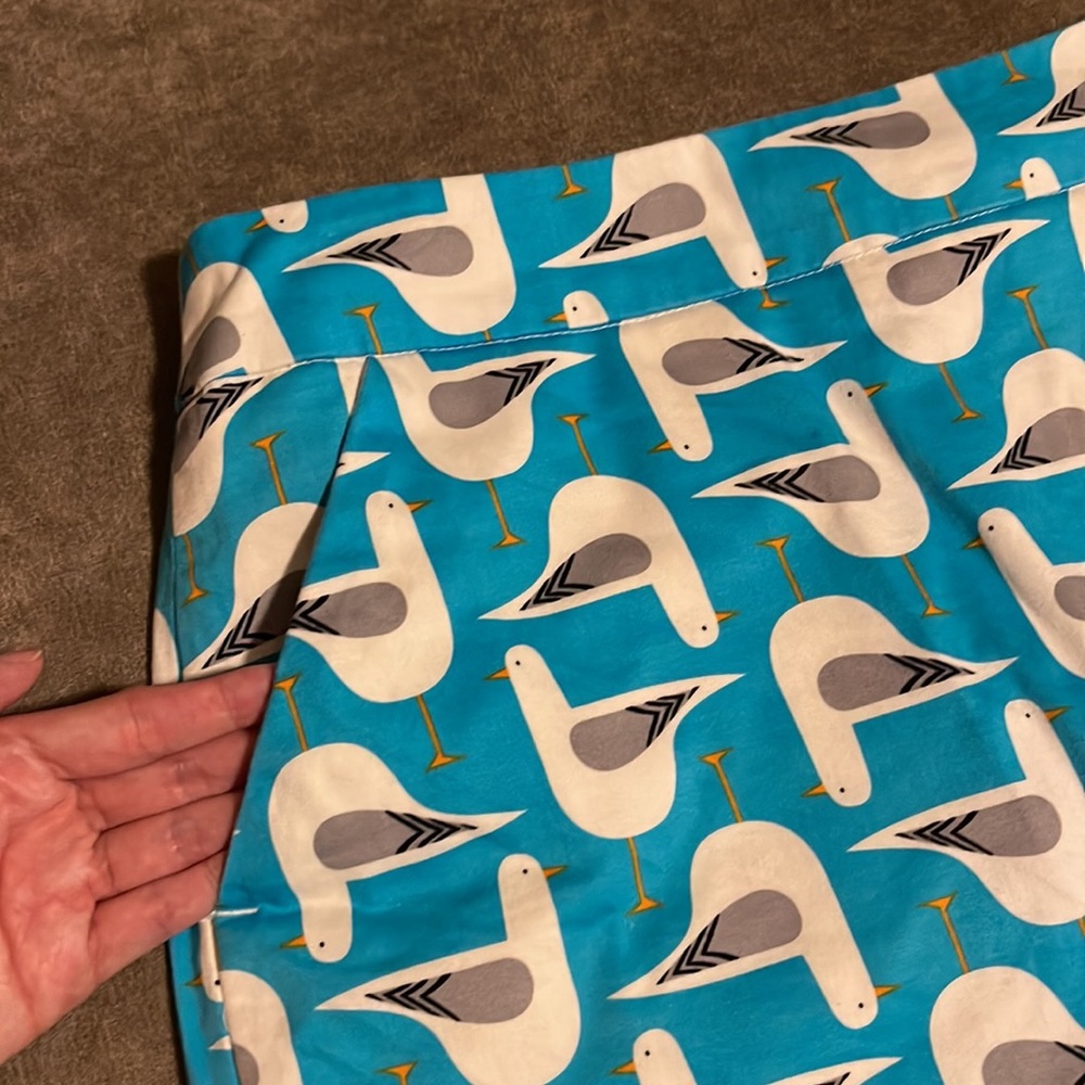 Loudmouth Golf Skort Skirt - Seagull Bird Print - 2 - Picture 3 of 6